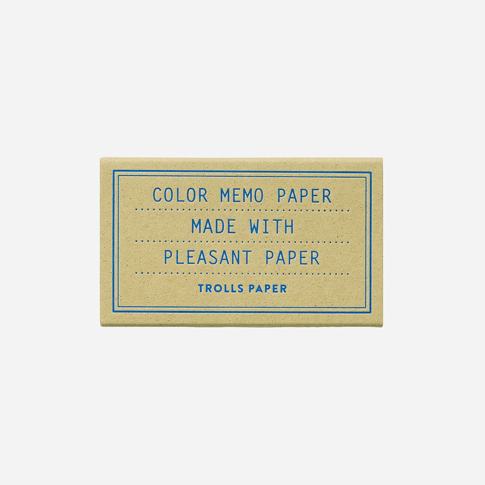 Color memo paper