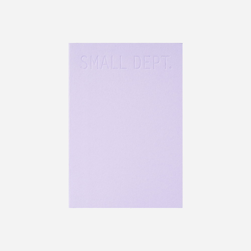 Small dept : Weekly palnner - Lilac