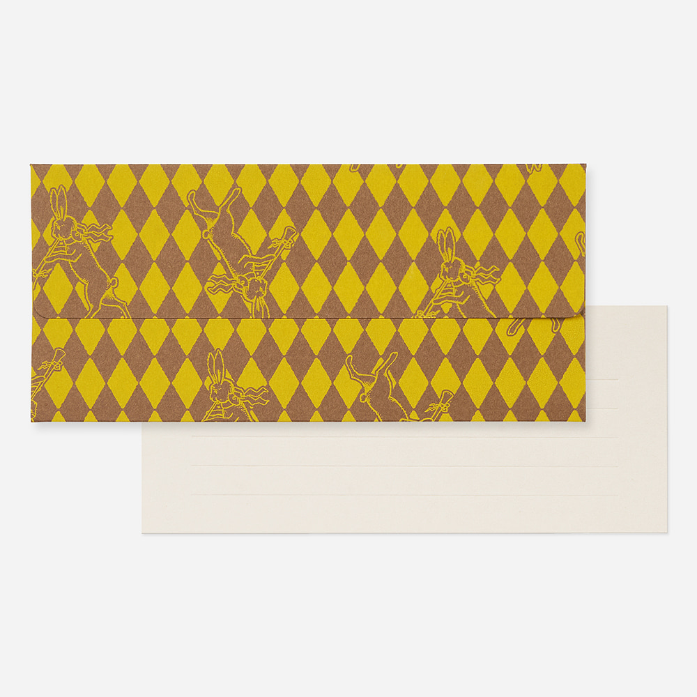 Money envelope/card  -  Trumpeter rabbit