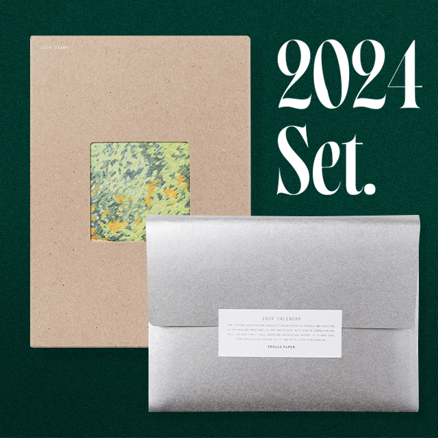 2024 SET - Essential note 2024 Diary + 2024 Calendar